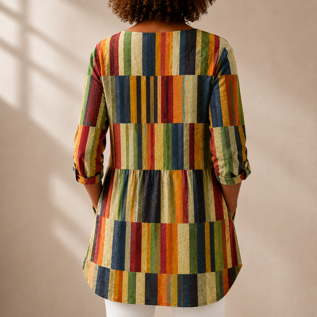 Mabel | Long Blouse with V-Neck