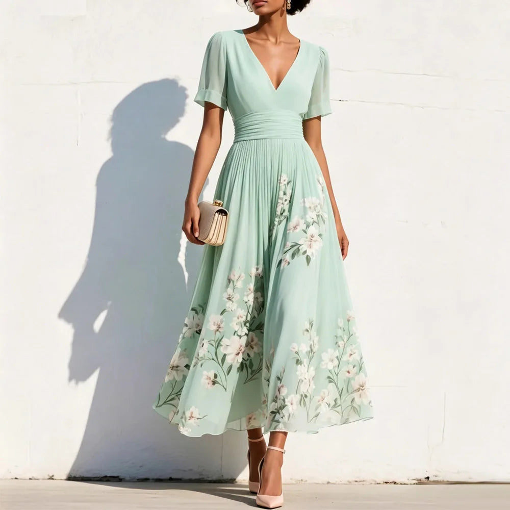 Valerie | Floral Midi Dress