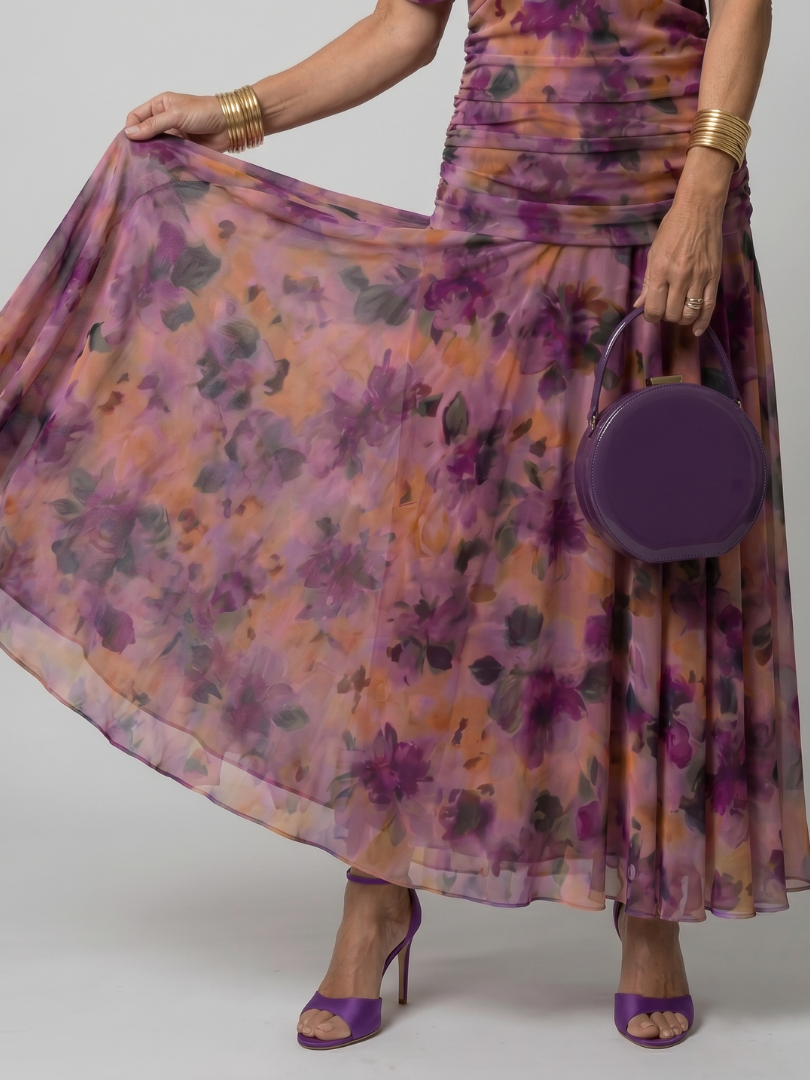 Tracy | Off Shoulder Flow Midi Dress