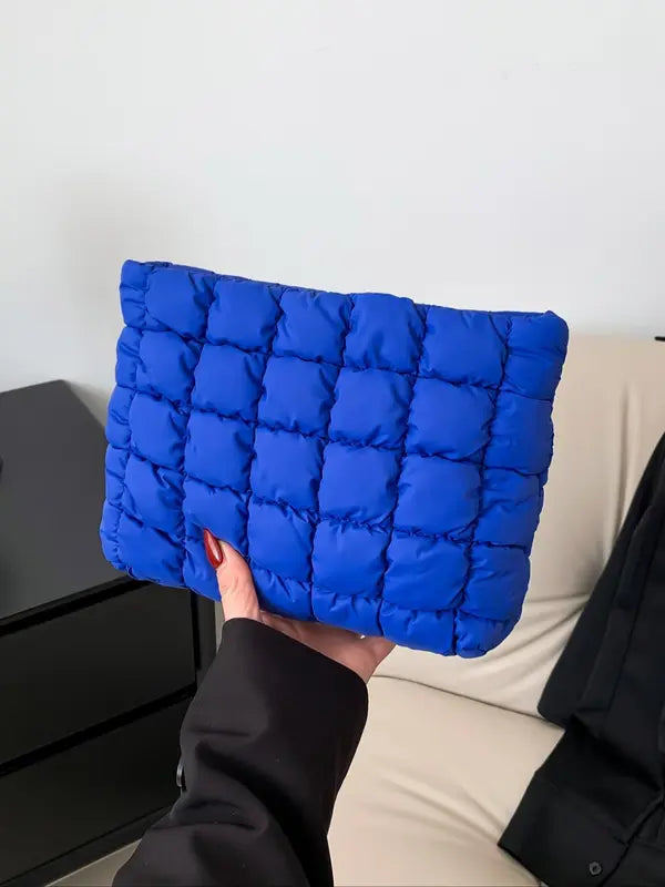 EMILY | Large Capacity Quilted Pouch