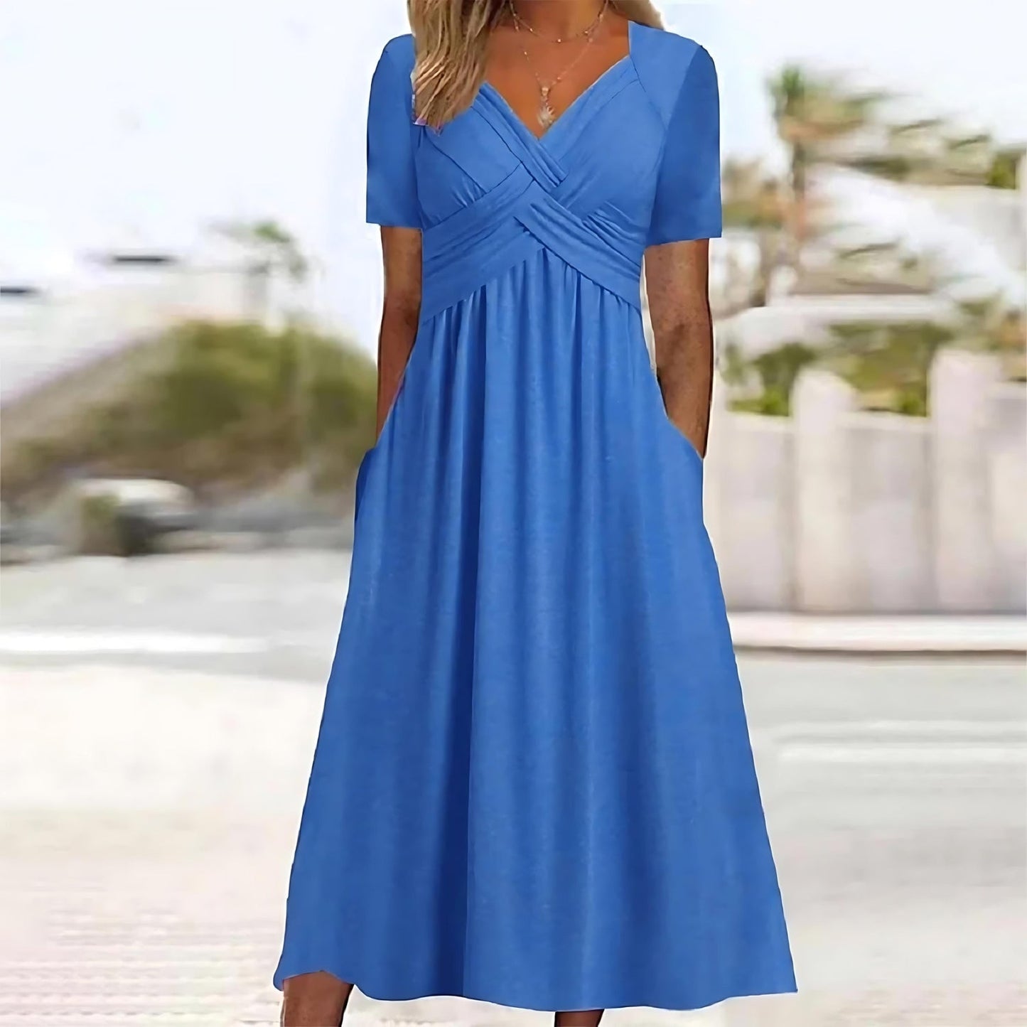 MATILDA | ELEGANT A-LINE MIDI DRESS