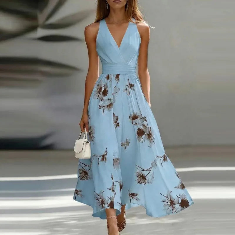 Anna | Elegant Floral Maxi Dress