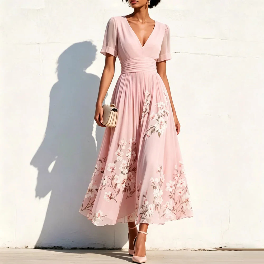 Valerie | Floral Midi Dress