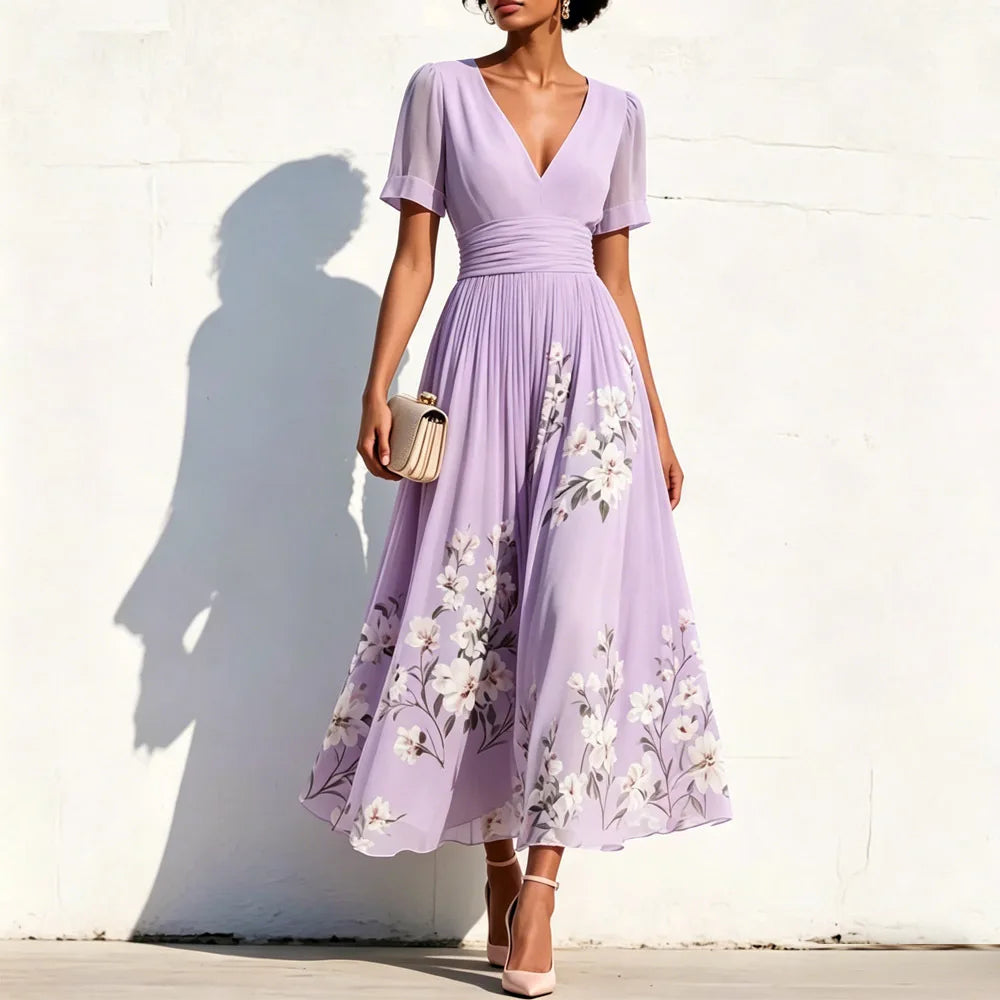 Valerie | Floral Midi Dress