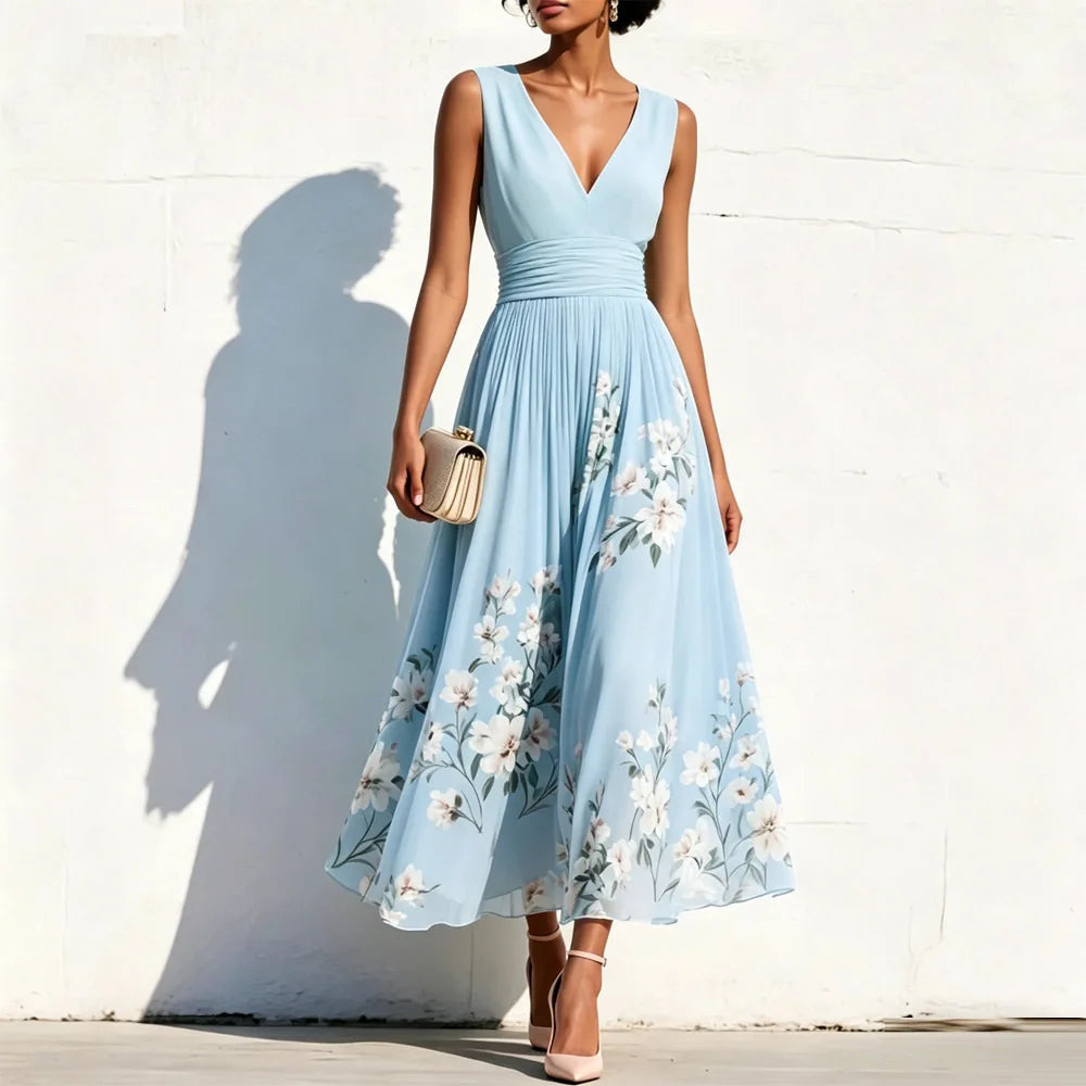 Alice | Floral Elegance Midi Dress