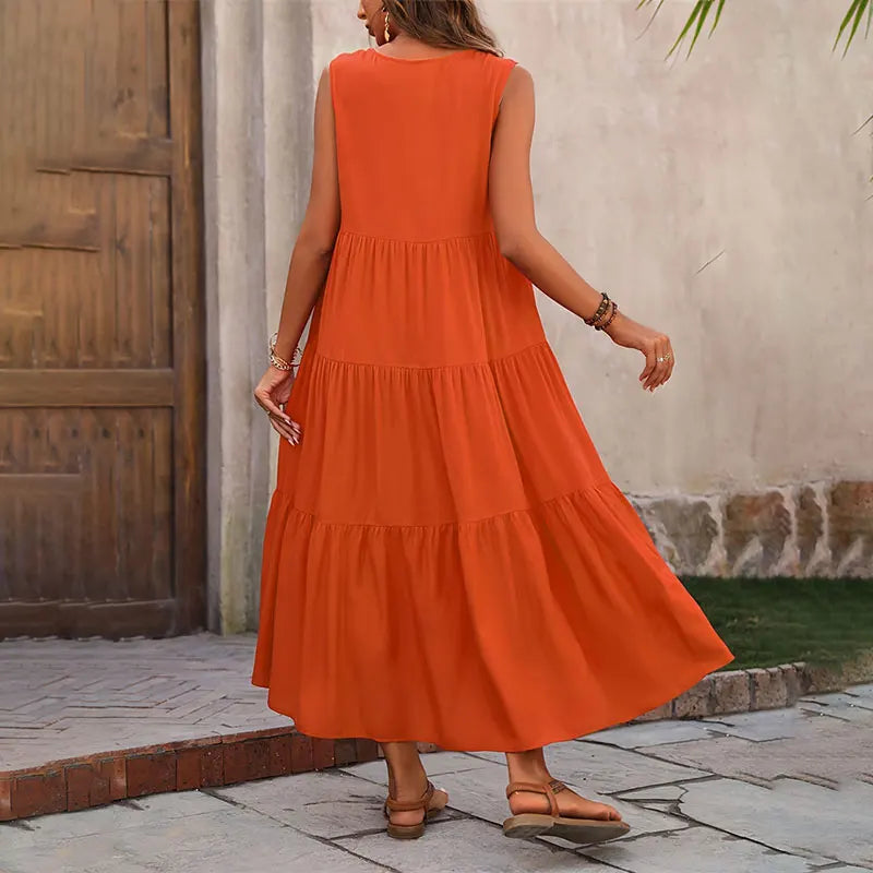 Lunara Elegant Maxi Dress