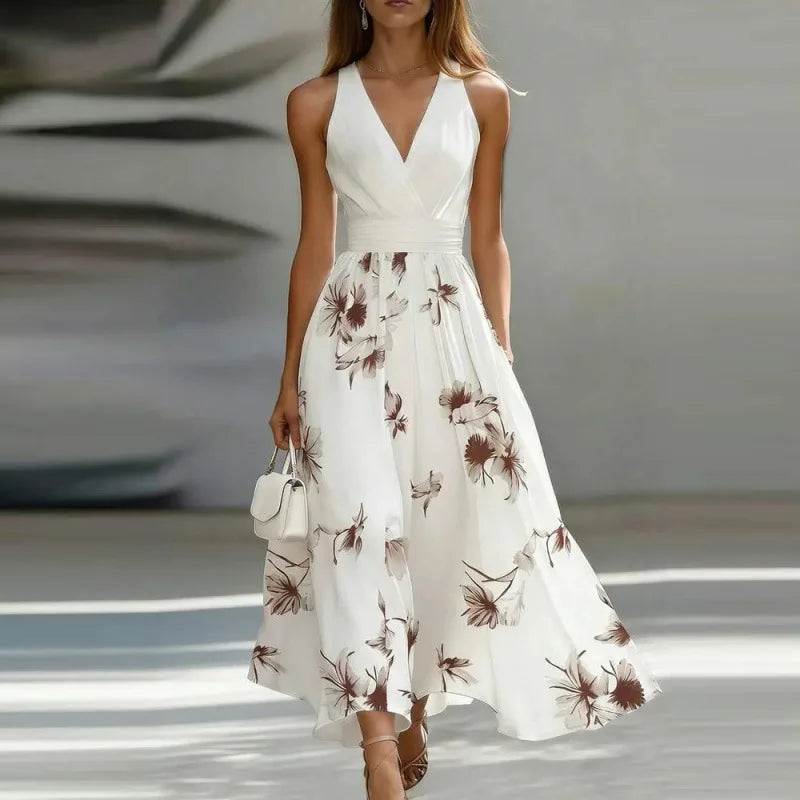 Anna | Elegant Floral Maxi Dress