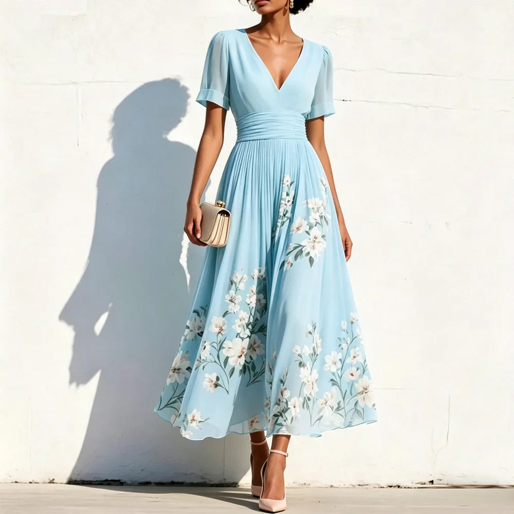Valerie | Floral Midi Dress