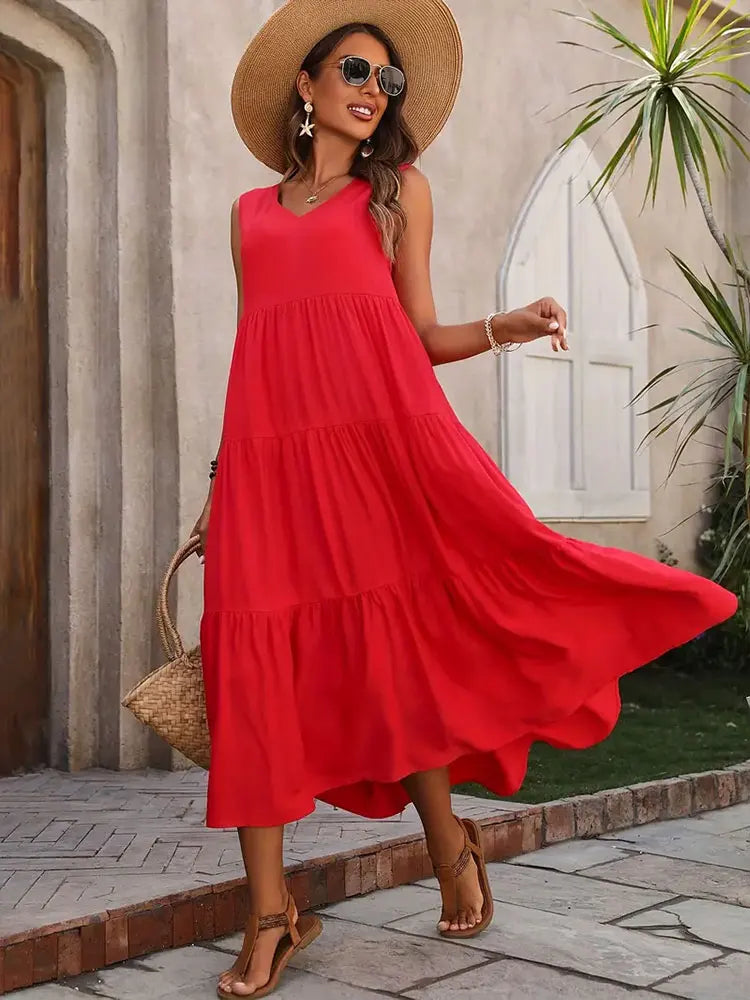 Lunara Elegant Maxi Dress
