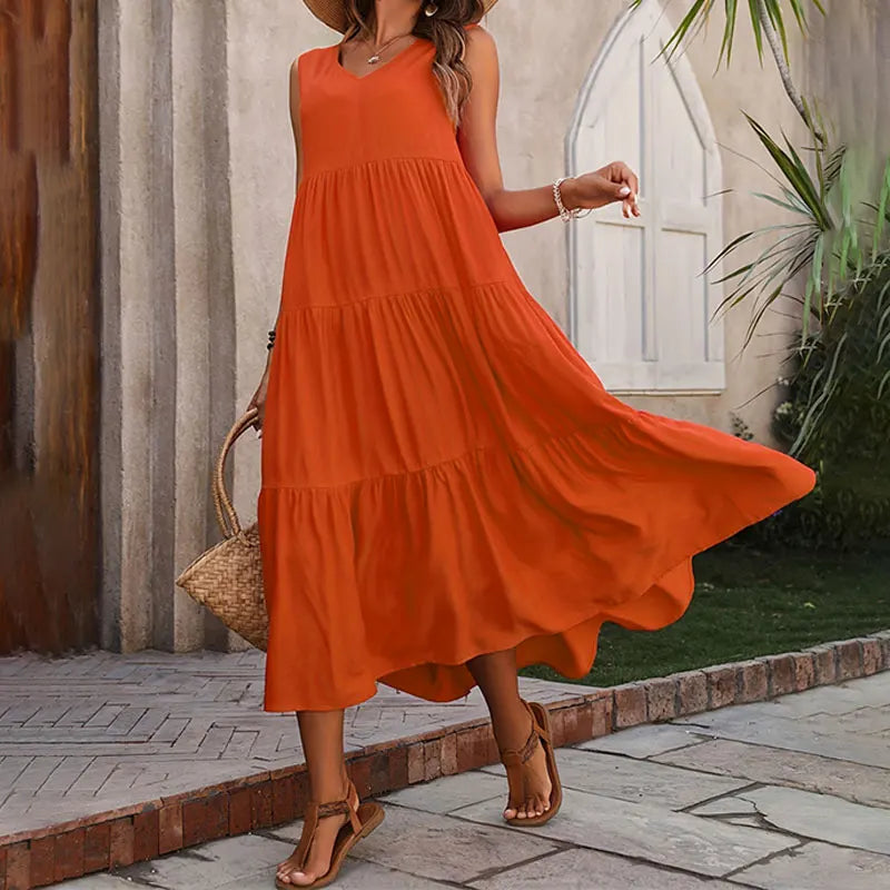 Lunara Elegant Maxi Dress