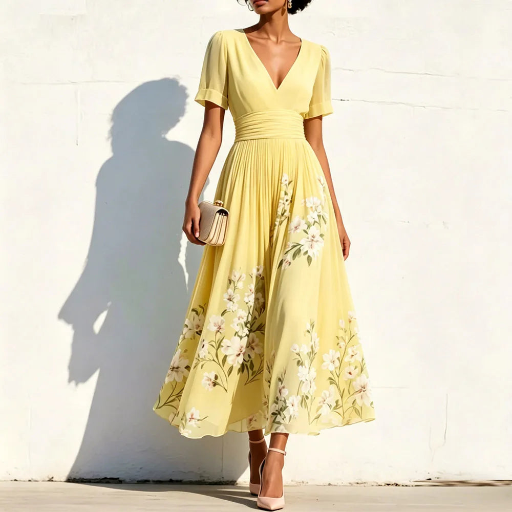 Valerie | Floral Midi Dress