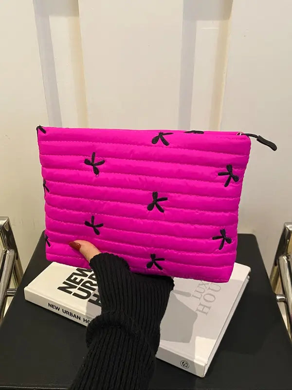 EMILY | Large Capacity Quilted Pouch