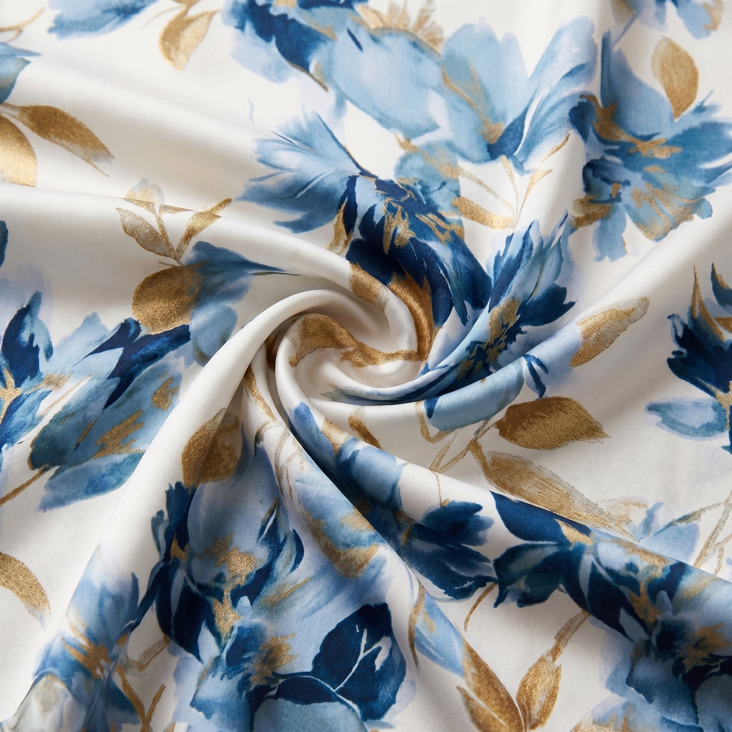 Katie | Floral Wrap Waist Midi Dress