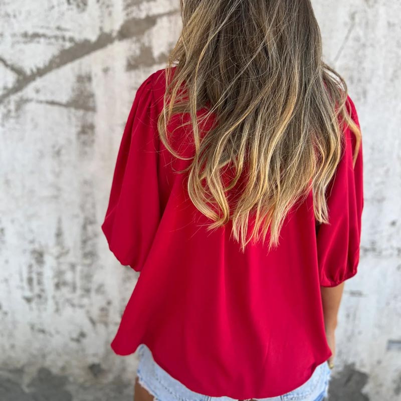 Delliah | Chic Ibiza Style Blouse